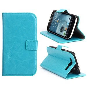 Samsung Galaxy S3 Hülle Handytasche Handyhülle Case Etui stylisch blau