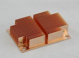 High performance copper skive fin heat sink 009