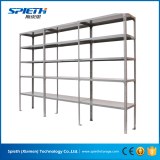 Slotted angle steel shelving