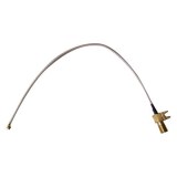 SMA PCB Female to I-PEX, 1.13mm White Cable, L=100mm