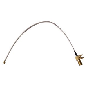 SMA PCB Female to I-PEX, 1.13mm White Cable, L=100mm
