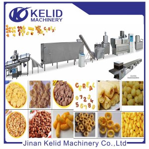 Top quality puffed snacks making machine