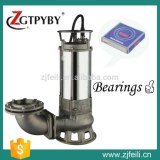 2015 new product stainless steel submersible sewage water pump with vortex impeller