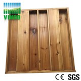 Solid Wooden acoustical diffuser panel Acoustic Panel Type cork wall soundproofing