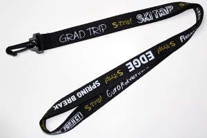 Screen print lanyard