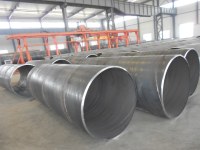 Tuyaux en acier SSAW de fabrication d'acier à trois voies chinois