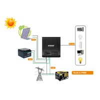 SSP3110C High Frequency Modified Sine Wave Solar Power System (Hybrid solar inverter sy...)