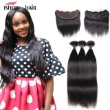 Cheveux Humains Non Transformés Cheveux Humains Péruviens 3pcs / lot