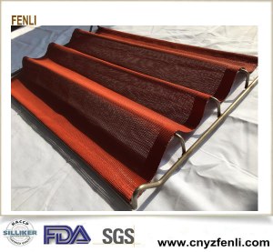 La fibre de verre et silicone inoxydable français forme cuisson du pain à usage domestique