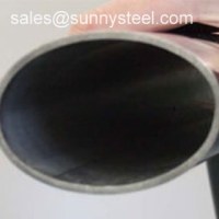 Inoxydable tube ovale en acier