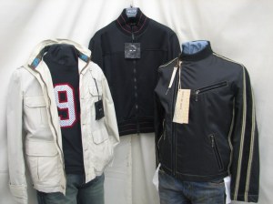 Déstockage de Manteaux/Blousons prêt-à-porter homme multimarques italiennes (Dolce...)