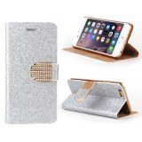 IPhone 6 Hülle Handytasche Case Etui silber