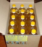 Huile de tournesol raffinée dans bouteilles de 1 litre