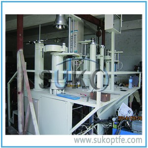 PTFE hose paste making extruder machine