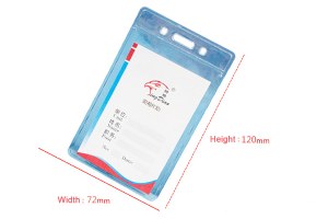 Soft PVC card holder