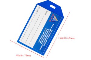 Soft PVC card holder