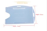 SW-416 Hard plastic card holder