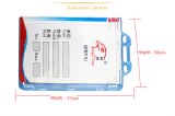 Hard plastic card holder