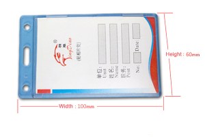 SW-424 Hard plastic card holder
