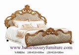 Lit classique TA-008 de l'Europe de lit du Roi Beds en bois solide de lit de fournisseu...