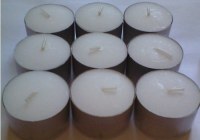 White Unscented Tea Light Candles Long Burning Hour and Clean Burning