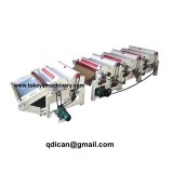Textile fabric waste recycling machine