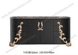 European Style Marble Dining Cabinet
