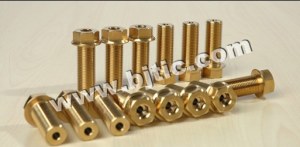 Titanium fasteners, titanium machined parts