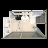 Hotels container unit toilet for huts cottages house remodelling