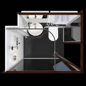 Refuge shelter prefabricated bathroom toilet loo pods for guardhouse