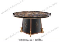Luxury dining table style, dinging table and chair