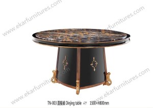 Luxury dining table style, dinging table and chair