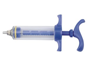 TPX luer lock Plastic Steel Syringe