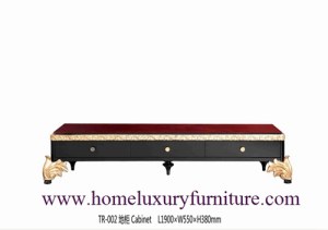 Les meubles en bois TV de salon de meubles en bois solide des prix de table de support...