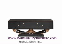 Meubles TR-003 de salon de meubles en bois solide des prix de support du coffret TV des...