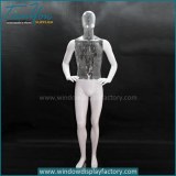 Custom display clear plastic ghost mannequin male