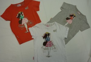 DESTOCKAGE DE T-SHIRTS EN COTON POUR FILLES A 1.50 EUR