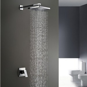 Chrome mural pluie mitigeur douche Tap TSC031