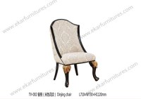 Wooden carved dining chair antique wooden carved back chair TV-002