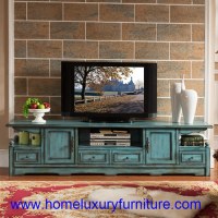 La TV tient la table en bois JX-0961 de salon de meubles de la Chine de coffrets en boi...