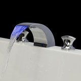 MODERN CENTERSET TI-PVD FINISH BATHROOM SINK TAP