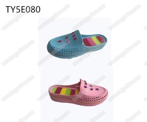 Rhinestone upper ladies easy slip-on sandal clogs