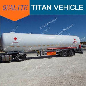 Semi-remorque de transport citerne GNL