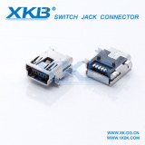Mini usb female head mini usb interface