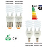 ENERGETIC CFL Ampoule Spiral Ultra-slim: 5W/8W, E14/E27, 2700K