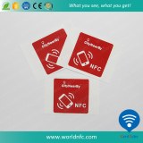 ISO14443A HF 13.56MHz Paper or PVC Printed NTAG213 NTAG216 NFC Sticker