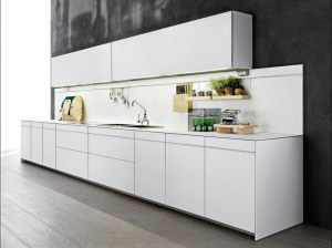 United States Modern White PVC Cabinet Kitchen