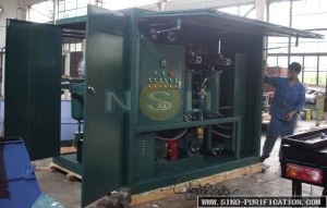 Épurateur d’huile de régénération en isolation sous vide double étage