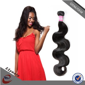 Alibaba Hair Raw Unprocessed Body Wave Double Hair Weft Virgin Brazilian Hair China Sup...