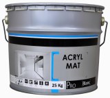 Container de peinture mat acrylique en pot métal de 25kg